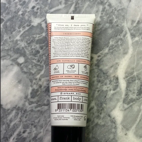 New Frank Body Glow Mask - Picture 2 of 3